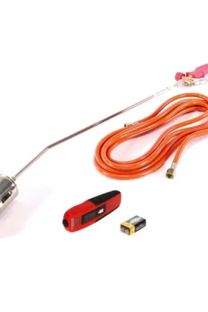 Rothenberger Brûleur de chauffage Industrial ROMAXI Premium + Tuyau + Régulateur 1060 °C (030957E) + Indicateur de niveau RoGas (1500003369) Quantité Limitée
