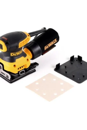 Solde DeWalt DWE6411-QS Ponceuse vibrante 230 Watt Klettfix 108 x 115 mm + Sac à poussière