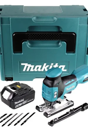Quantité Limitée Makita DJV 181 Scie sauteuse pendule 18 V + 1x Batterie 6,0 Ah + Coffret Makpac - sans chargeur