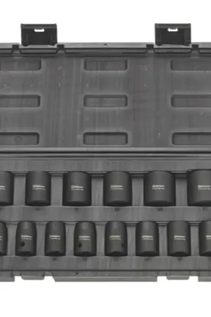 Rodcraft RS4114 Set de douilles 1/2" 14 pcs. 10 - 27 mm ( 8951012356 ) écrous CrMo résistant aux chocs clé à douille Dernier Modèle