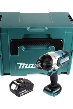 Makita DTW 1002 G1J Clé à choc sans fil 18 V 1000 Nm 1/2" Brushless + 1x batterie 6,0 Ah + Makpac - sans chargeur Prix Choc