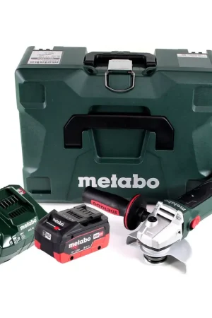 Achetez Aujourd'hui Meuleuse d'angle sur batterie Metabo W 18 LTX 125 Quick 18 V 125 mm + 1x batterie 8,0 Ah + chargeur + MetaLoc