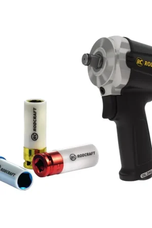 Rodcraft RC2203 Clé à chocs 650 Nm 1/2" + Jeu de douilles RS413WP - 3 pièces. 17 - 21 mm Vente Flash