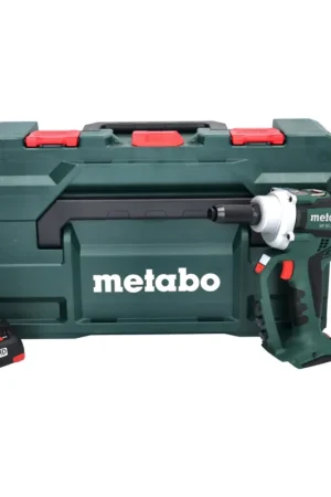 Metabo NP 18 LTX BL 5.0 Riveteuse sans fil 10 kN 18 V Brushless + 1x Batterie 4,0 Ah + Coffret MetaLoc - sans chargeur Commander Maintenant