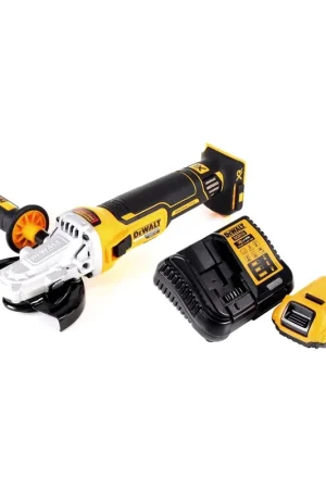 Pas Cher DeWalt DCG 405 FN 18 V Li-Ion Meuleuse sans fil à tête plate 125mm Brushless - sans Batterie - sans Chargeur - sans Coffret