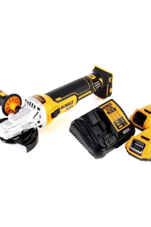 DeWalt DCG 405 FN 18 V Li-Ion Meuleuse sans fil à tête plate 125mm Brushless - sans Batterie - sans Chargeur - sans Coffret Prix Cassé