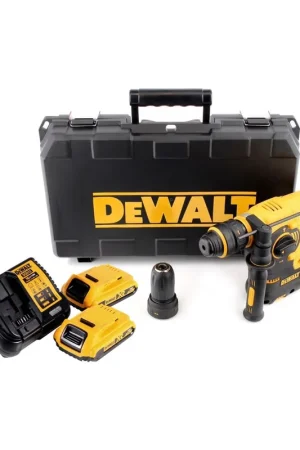 Vente Directe Marteau combiné à batterie DeWalt DCH 254 D2 18 V 2,1 J SDS Plus + 2x batteries 2,0 Ah + chargeur + mandrin interchangeable + étui