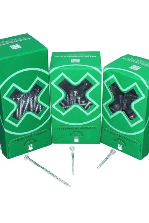 SPAX Vis d'ajustement 6,0 x 130 mm - Filetage avec rainures de maintien - Tête plate - T-STAR Plus - 4Cut - WIROX - 500pcs. (5x 161010601305) Certifié