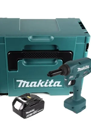 Makita DRV 250 M1J outil de pose de rivets aveugles sans fil 18 V 20 kN brushless + 1x Batterie 4.0 Ah + Makpac - sans chargeur Prix Cassé