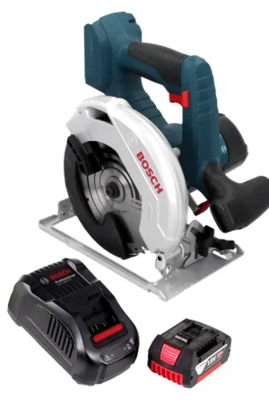 Scie circulaire à batterie Bosch GKS 18 V-57 Professional 18 V 165 mm + 1x batterie 4,0 Ah + chargeur Petit Prix