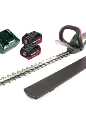 Jusqu'à Épuisement Des Stocks Metabo AHS 18-65 V 18 V Taille-haie sans fil 63 cm + 2x Batteries 10,0 Ah + Chargeur