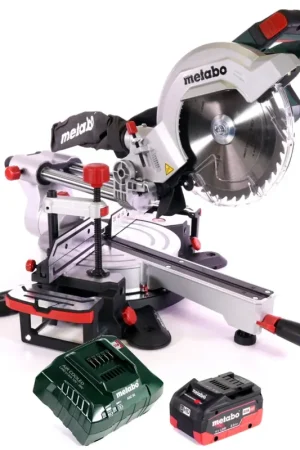 Vente Flash Scie à découper sans fil Metabo KGS 18 LTX 216 18 V 216 mm + 1 batterie 8,0 Ah + chargeur