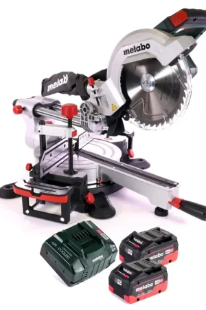 Petit Prix Scie à découper sans fil Metabo KGS 18 LTX 216 18 V 216 mm (619001810) + 2 batteries 8,0 Ah + chargeur