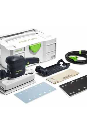 Ponceuse orbitale coulissante Festool RS 200 EQ-Plus 330 W 115 x 225 mm (567841) + patin de ponçage SSH STF 115x225/10 (483679) + Systainer Super Prix