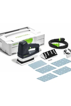 Livraison Express Ponceuse linéaire Festool LS 130 EQ-Plus DUPLEX 260 watts 133 x 80 mm + 1x sabot profilé à rayon R10 + 400x bandes abrasives + Systainer