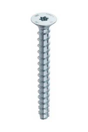 HECO MULTI MONTI plus F Vis d'ancrage, 6,0 x 100 mm, Vis à béton, Tête fraisée, Zingué bleu, A2K, 200 pcs. (4x 48503) Solde