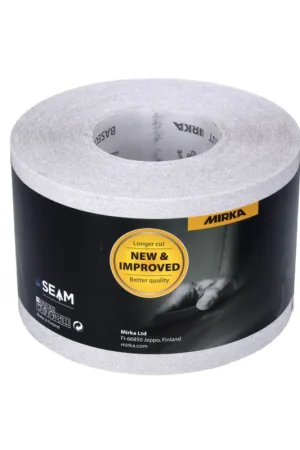 Mirka BASECUT Rouleau de papier abrasif 115 mm x 50 m, P120, Papier abrasif universel ( 2251100112N ) Bon Plan