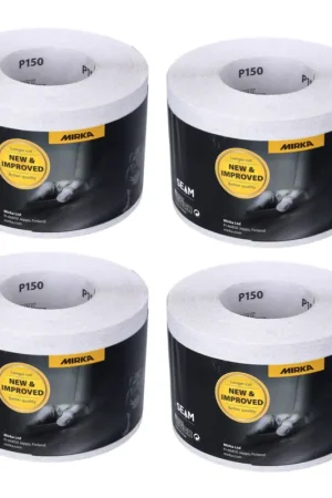 Populaire Mirka BASECUT Rouleaux de papier abrasif 115 mm x 50 m, P150, Papier abrasif universel, 4 pcs. ( 4x 2251100115N )