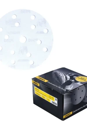 Mirka BASECUT Disques abrasifs auto-agrippants 150 mm, P500, 15 trous, 400 pcs. ( 4x 2261109951 ) Seulement Aujourd'hui