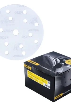 Mirka BASECUT Disques abrasifs auto-agrippants 150 mm, P320, 15 trous, 200 pcs. ( 2x 2261109932 ) Seulement Aujourd'hui
