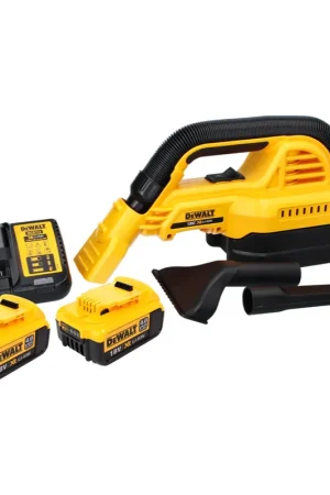 Promotion Saisonnière DeWalt DCV 517 M2 Aspirateur à main sans fil 18 V 1,9 L + 2x batterie 4,0 Ah + chargeur