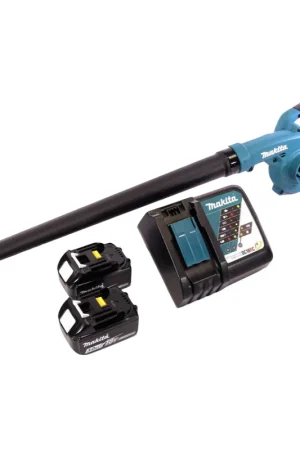 Makita DUB 186 RF souffleur de feuilles sans fil 18 V + 2x batterie 3,0 Ah + chargeur de batterie Certifié