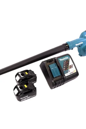 Makita DUB 186 RT Souffleur de feuilles sans fil 18 V + 2x batterie 5,0 Ah + chargeur Offre Du Jour