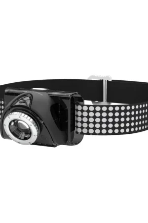 Ledlenser SEO7R Lampe Frontale LED Rechargeable Noir, 220 lm IPX6 + 1x Batterie + 1x Pile + Câble USB. ( 6107-RB ) Pas Cher
