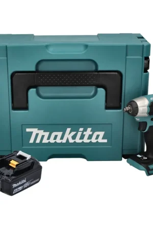 Bon Marché Visseuse à chocs sans fil Makita DTW 180 G1J 18 V 180 Nm 3/8" Brushless + 1 batterie 6,0 Ah + Makpac - sans chargeur