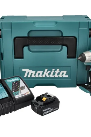 Commande En Gros Clé à chocs sans fil Makita DTW 180 RG1J 18 V 180 Nm 3/8" Brushless + 1 batterie 6,0 Ah + chargeur + Makpac