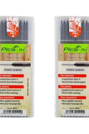Pica DRY Mines de rechange dureté graphite H - 20 pièces (2x 4050) Prix Promo