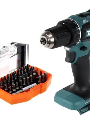 Jusqu'à Épuisement Des Stocks Makita DDF 485 Z perceuse-visseuse sans fil 18 V 50 Nm sans balais + jeu d'embouts 44 pièces - sans batterie, sans chargeur