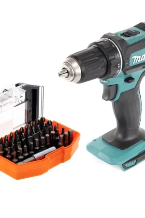 Makita DDF 482 Z Perceuse-visseuse sans fil 62Nm 18V + Set d'embouts - 44 pcs. - sans batterie, sans chargeur Commander Maintenant