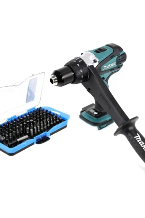 Makita DDF 458 Z Perceuse-visseuse sans fil 18V, 91 Nm + Set d'embouts, 100 pcs. - sans batterie, sans chargeur Achat Immédiat