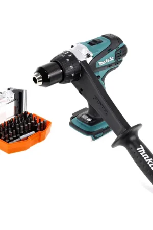 Makita DDF 458 Z Perceuse-visseuse sans fil 18 V, 91 Nm + Set d'embouts, 44 pcs. - sans batterie, sans chargeur Vente Flash