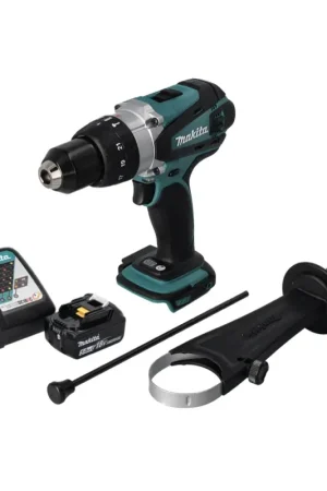 Achetez Aujourd'hui Makita DHP 458 RT1 Perceuse-visseuse à percussion sans fil 18 V 91 Nm + 1x Batterie 5,0 Ah + Chargeur