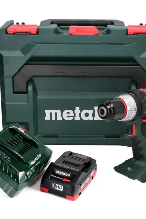 Offre Exclusive Metabo SB 18 LT BL Perceuse à percussion sans fil 75 Nm 18 V Brushless + 1x Batterie 4,0 Ah + Chargeur + Coffret metaBOX