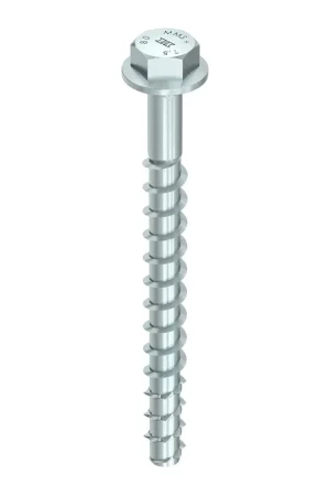 Expédié Aujourd'hui Vis d'ancrage HECO MULTI MONTI plus SS 16,0 x 120 mm 40 pièces (4x 49848) vis à béton, tête hexagonale, galvanisée bleue, A2K