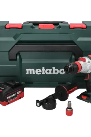 Remise Metabo SB 18 LTX BL Q I Perceuse à percussion sans fil 18 V 130 Nm brushless + 1x Batterie 5,5 Ah + Coffret metaBOX - sans chargeur