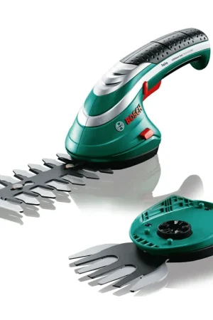 Bosch 3,6 V ISIO Cisailles à gazon et à arbustes à batterie 1,5 Ah (0600833172) Satisfait Ou Remboursé