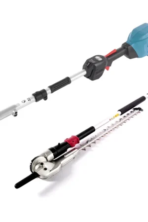 Prix Réduit Makita UX 01 GZ Entraînement multifonctionnel sur batterie 40 V max. XGT Brushless + tête de taille-haie EN 401 MP ( 196256-2 ) - sans batterie, sans chargeur