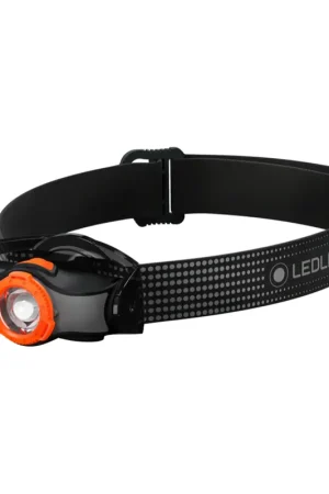 Bon Plan Ledlenser MH5 LED Lampe frontale 400 lm IPX4 Noir / Orange ( 502143 ) + 1x Batterie + Câble de charge