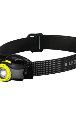 Ledlenser MH5 LED Lampe frontale 400 lm IPX4 Noir/Jaune ( 502144 ) + 1x Batterie + Chargeur Must-Have