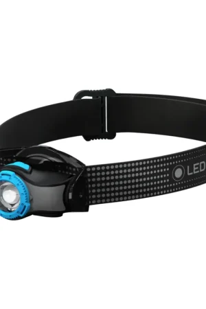 Offre Spéciale Ledlenser MH5 LED Lampe frontale 400 lm IPX4 Noir / bleu (502145) + 1x Batterie + Câble de charge
