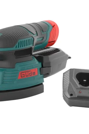 Vente Directe Güde DSA 12-201-24 Ponceuse Delta sans fil 12 V 137 x 96 mm ( 58802 ) + 1x Batterie 2,0 Ah + Chargeur