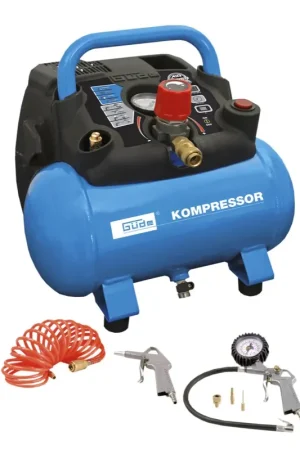 Güde 190/08/6 Compresseur Airpower 1100 W 8 bar ( 50089 ) + Tuyau spiralé + Pistolet de gonflage + Gonfleur de pneus Bon Marché