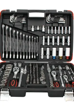 Populaire BGS technic Jeu de clés à douille 6.3 mm 1/4" 10 mm 3/8" 12.5 mm 1/2" - 176 pièces. ( 15217 )
