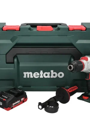 Pas Cher Metabo SB 18 LTX BL I Perceuse-visseuse à percussion sans fil 130 Nm 18 V Brushless + 1x Batterie 4,0 Ah + Coffret MetaBOX - sans chargeur
