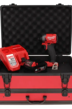 Clé à chocs sans fil Milwaukee M18 FID2-601FC TX 18 V 1/4" 226 Nm + 1x batterie 6,0 Ah + chargeur + coffret TX Nouvelle Collection