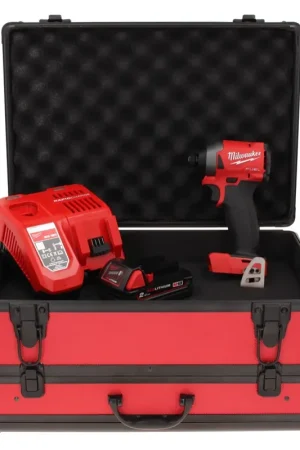 Milwaukee M18 FID2-201FC TX Visseuse à choc sans fil 1/4" 226 Nm 18V + 1x Batterie 2,0 Ah + Chargeur + Coffret TX Seulement Aujourd'hui